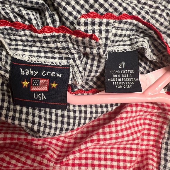 Girls Sleeveless Patriotic Dress - Picture 4 of 4